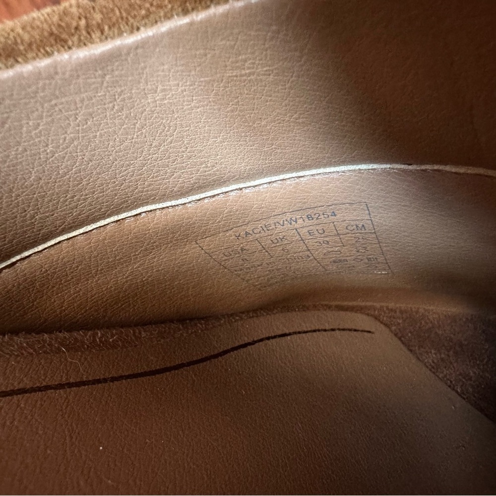 NWOT Vionic Day Kacie Suede Studded in Toffee Heeled Clogs - Picture 13 of 13